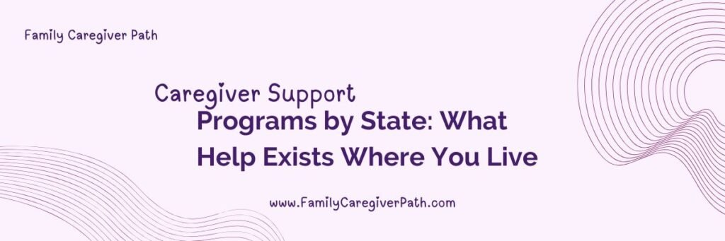 Caregiver Support Programs by State: What Help Exists Where You Live